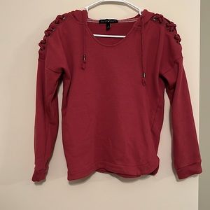 Shoelace Shoulder Hoodie